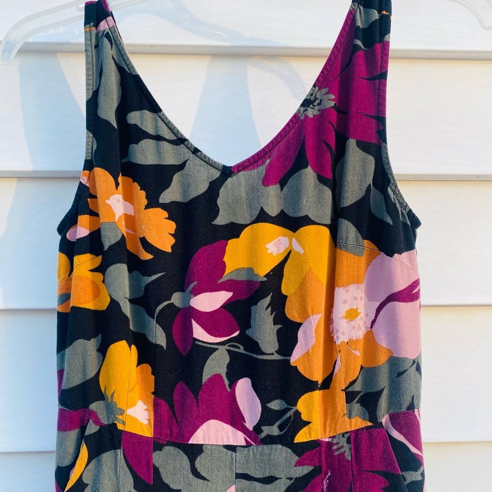 Floral Sleeveless Jumpsuit